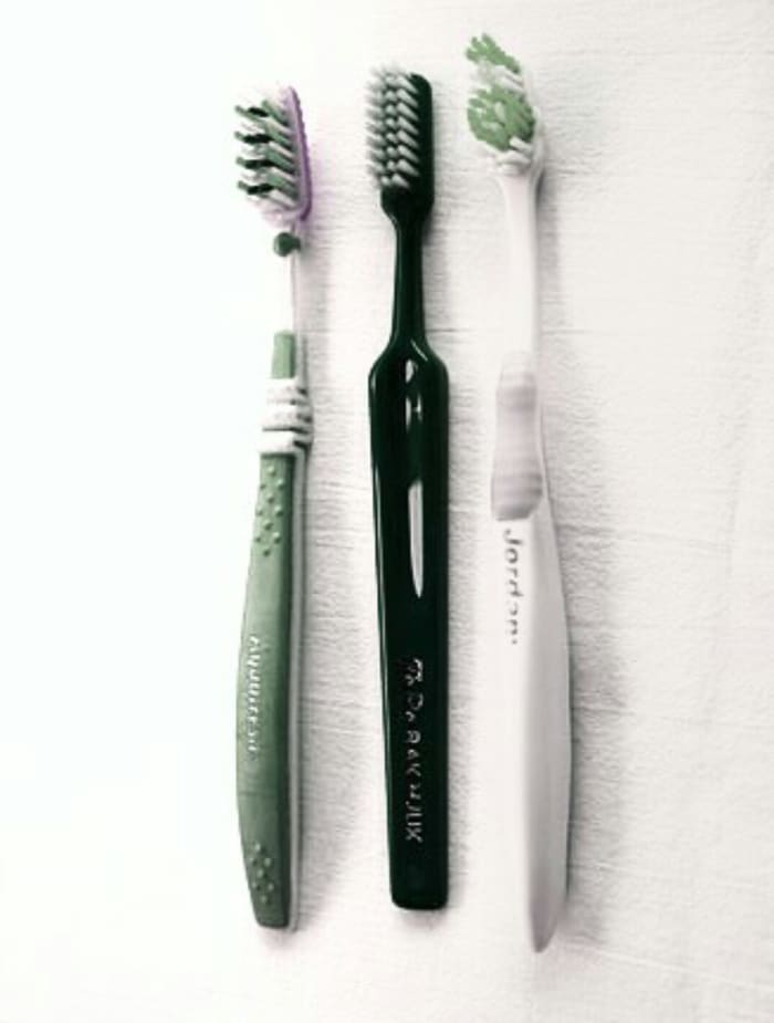 Toothbrushes are the perfect size for lots of jobs around the house. Wash them in the dishwasher, or submerg in boiling water for a minute, and all the cootie germs will disappear.
