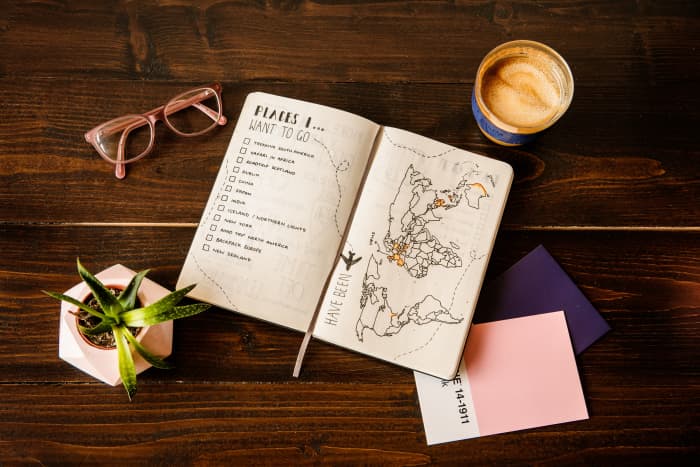 Creating a bucket list journal together can inspire you and help you look forward to your future.