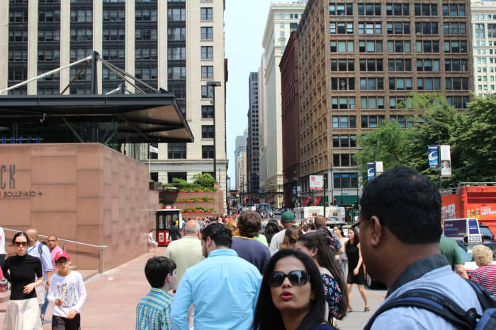 The one downside of going to Chicago in July? LOTS of lines. Better off going in December. I mean before the 21st haha