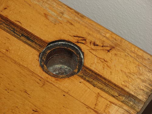 We had inkwells on our desks and each week a different boy was designated ink monitor to make sure our wells were filled. It was deemed good handwriting could be achieved with a pencil and, horrors, certainly not a ballpoint.