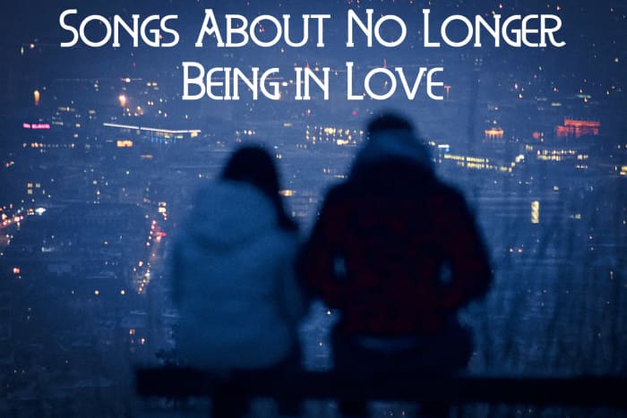 Sometimes romantic love fades, fizzles out, and dies completely. If you can identify, then make a playlist of pop, rock, country, and R&B songs about falling out of love.