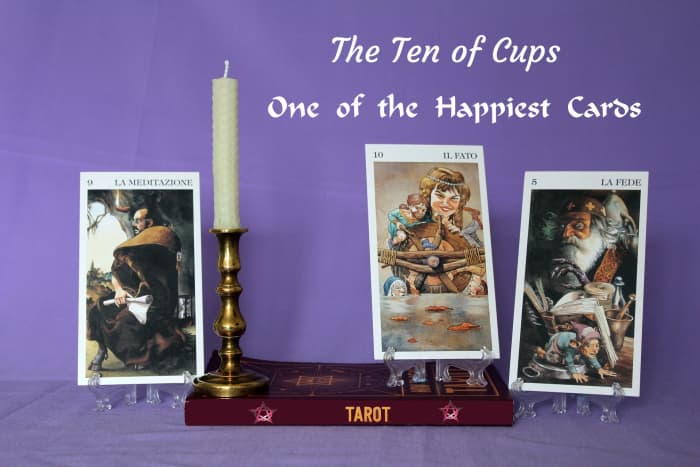 The Ten of Cups is a sign that you have reached emotional maturity. You're in a good relationship with yourself. You're also in tune with your inner child. You can now provide for relationships outside of yourself.