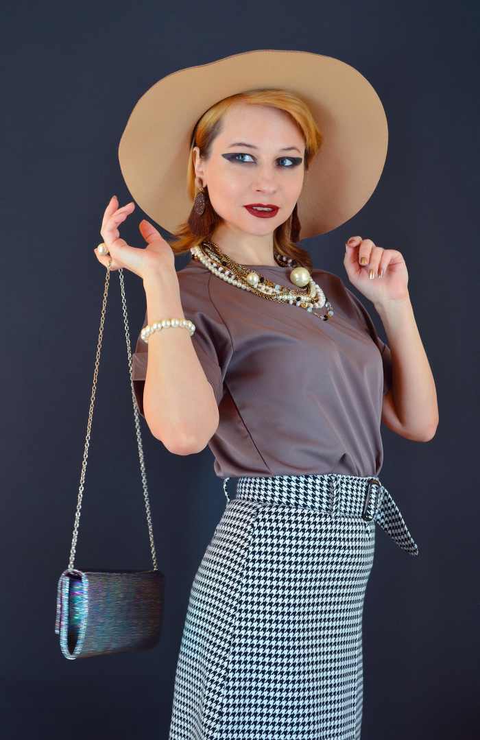 . . . and somehow, Libra's artistic eye brings it all together into a look.