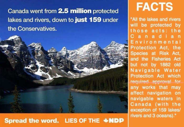 When political parties get caught fudging the facts, some people take the time to correct them. Socia media cuts both ways!