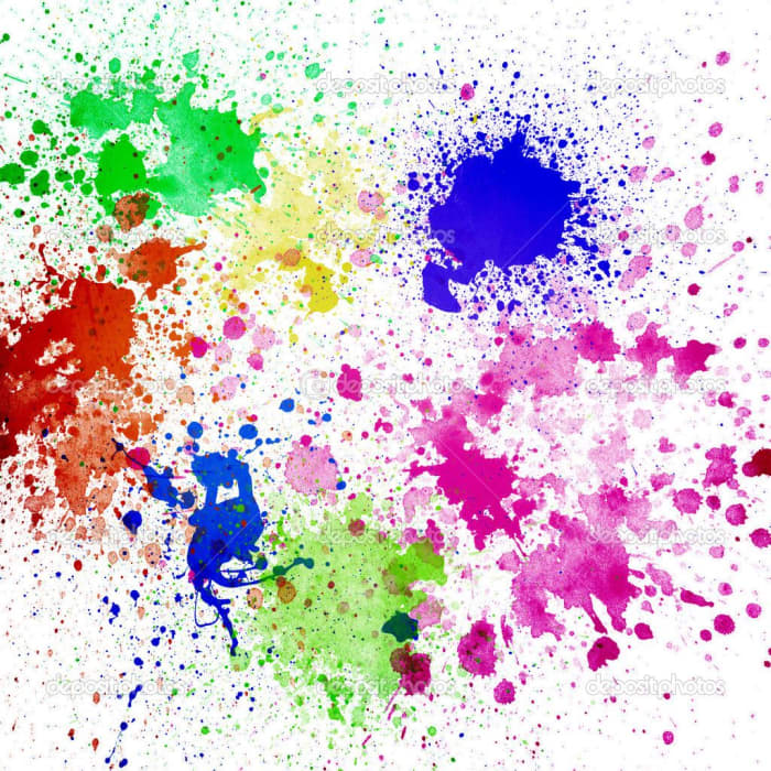 A fun option for your background. Just spray away ! You might consider spraying these in a box to they do not get anywhere else..
