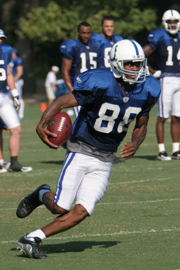 Marvin Harrison caught over 1,100 passes in his Hall-of-Fame career.