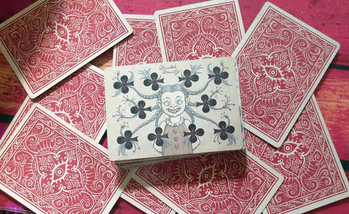 Royal Mischief Playing Cards. Photo by author.