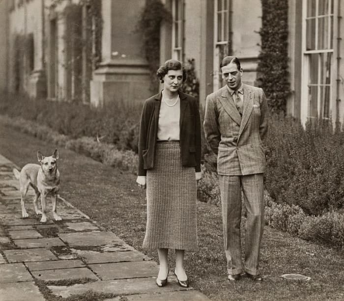 What the royal image makers wanted the public to see; the Duke and Duchess of Kent's wedded bliss in 1934.