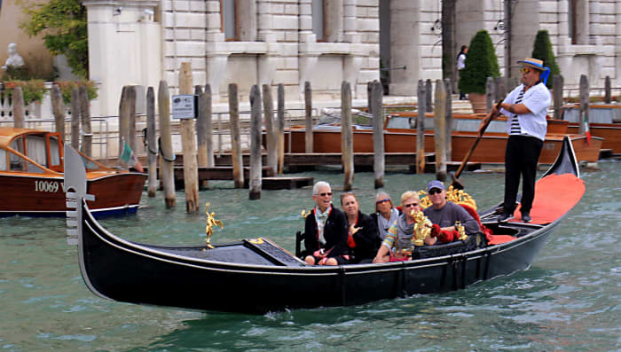 The Venetian gondola. The first recorded mention of gondolas dates to the 11th century - 1000 years ago. Much about the design is steeped in symbolism, and nothing about this city is more traditional and more romantic than a gondola ride