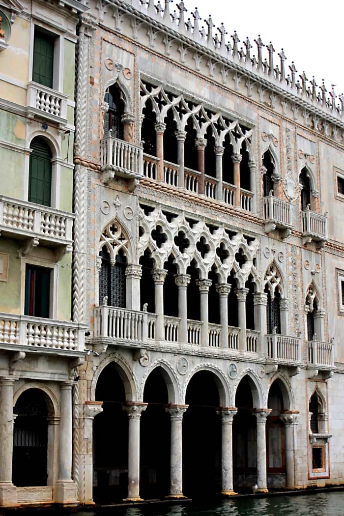 Ca' d'Oro is one of the oldest buildings on the Venetian Grand Canal, dating to 1430 - just one of nearly 200 opulent and impressive buildings along the banks of the canal