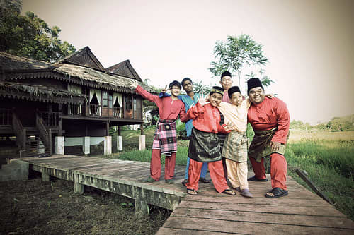 Hari Raya AidilAdha is also about getting dressed in traditional dress and visit parents and closed relatives.