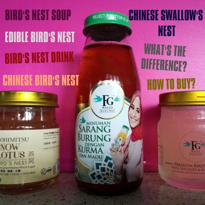 Edible Bird's Nest, Bird's Nest Soup, Bird's Nest Drink What's the