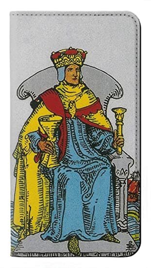 The King of Cups rules the element of water. He governs with compassion and grace. He is the perfect balance of air and water, thoughts and emotions.