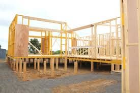 Still another cheap way to build a house in Queensland was to build a timber house on short stumps, so that there would be some ventilation below to keep cool in summer time and also dry in the wet season, because when it rains it rains for days.
