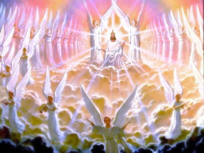 Angels of the realm of glory You, Angels of the realm of glory, You tell us about the eternal story, You tell us about the Creator glory You tell us the wonders of God’s creation. - We all sing glory to God Most High. God’s heavenly angles sing in th