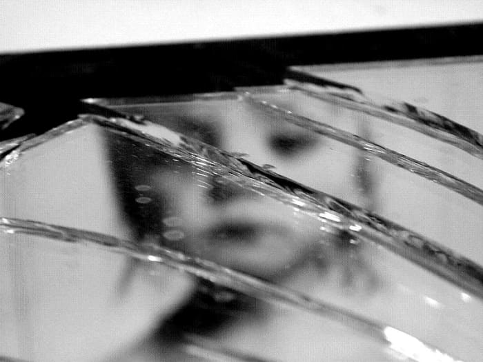 It's more than the sound of a mirror breaking...It's the sound of your dreams shattering that hurts.