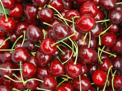 During the summer months these deep red fruits are sold by the bag or in bins for weighing out your own. Delicious fresh from your fridge.