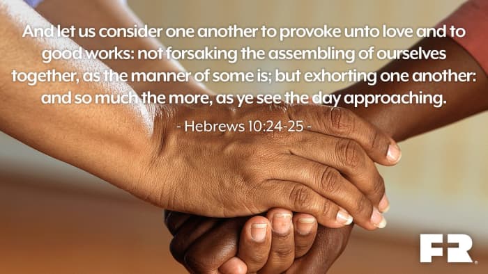 With out other believers in our lives we are in danger of growing cold and indifferent.