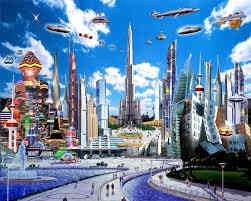 This could well be how the future will be according to science fiction, they may indeed be right, because everything starts from an idea and then we humans make it happen, so we should aspect changes, also religious things will change,