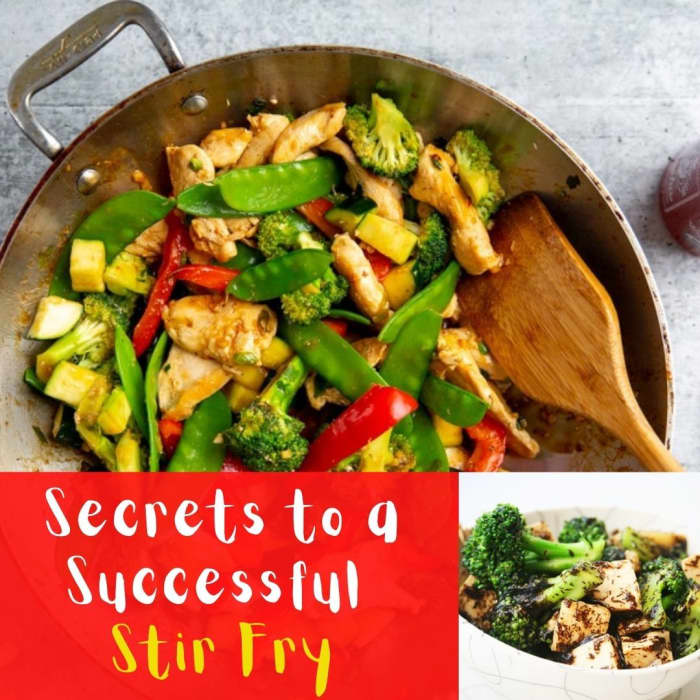 How To Make A Stir-Fry? When stir-frying, cut foods into thin, bite-sized pieces so they'll cook quickly. For more cooking tips and stir fry secrets, check out the article.
