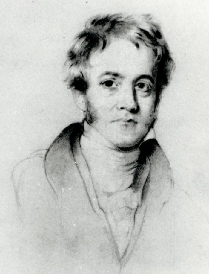 Henry William Pickersgill's pencil portrait of Sir John Herschel as a young man. Image courtesy Wikimedia Commons.
