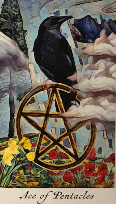 The Ace of Pentacles is a symbol of new beginnings, especially when it comes to finances and physical resources.