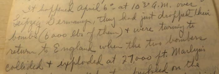 Sole Mid-Air Collision Survivor Tells WWII Story in 1945 Letter - Owlcation