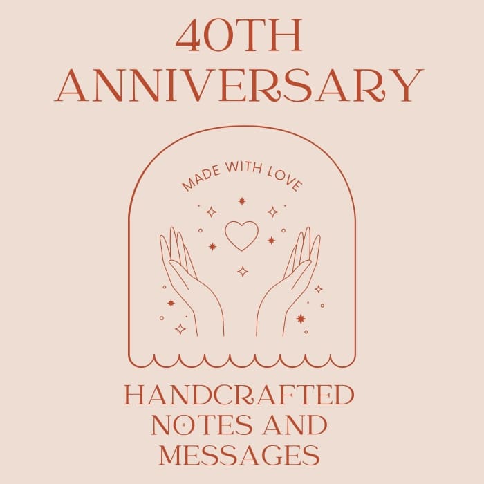 40th Anniversary: Wishes, Quotes, and Poems for Cards - Holidappy