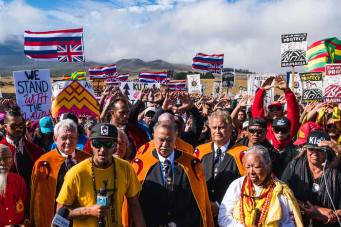 In 2019, thousands of Native Hawaiians and supporters worldwide gathered to protest the construction of the $1.4 billion Thirty Meter Telescope (TMT) on Mauna Kea, sacred ground to Native Hawaiians. As of today, the telescope has still not been built