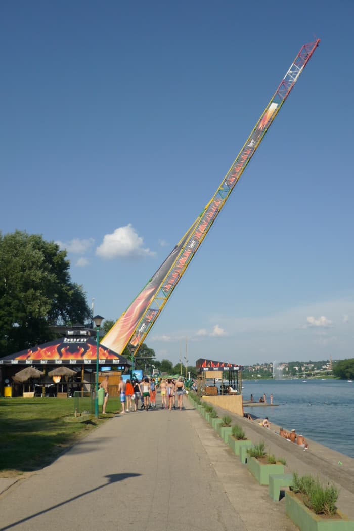 Ada Ciganlija bungee jumping
