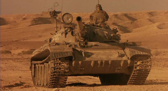 The movie's aesthetic elements are magnificently done, including the usage of real T-54s, purchased from Israel, for the filming.