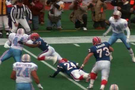 An Upsetting Loss to Buffalo Bills in a 1993 AFC Play-off game...after the Oilers had pretty much clinched the game at 1/2 time...has made a lasting impression in Houston Sports...and NFL History reels...that has been a hard thing to forget!