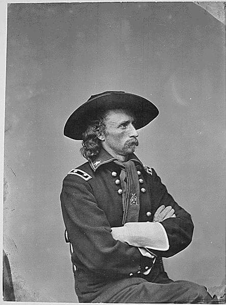 General George Armstrong Custer (Photo courtesy of U.S. National Archives http://arcweb.archives.gov/arc/action/ExternalIdSearch?id=558719&jScript=true)