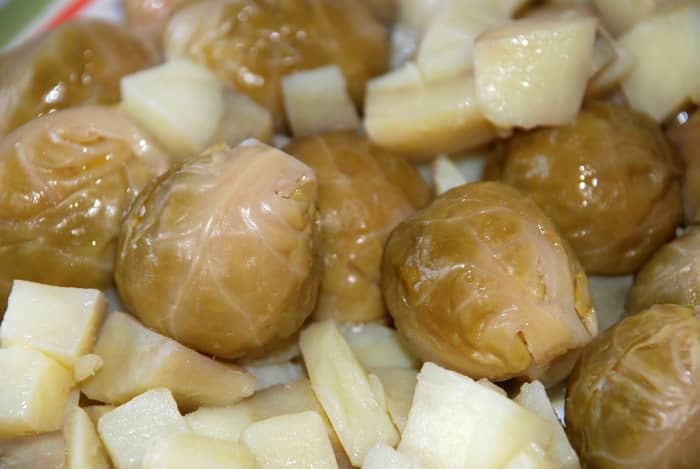 Brussels sprouts made the spanish way