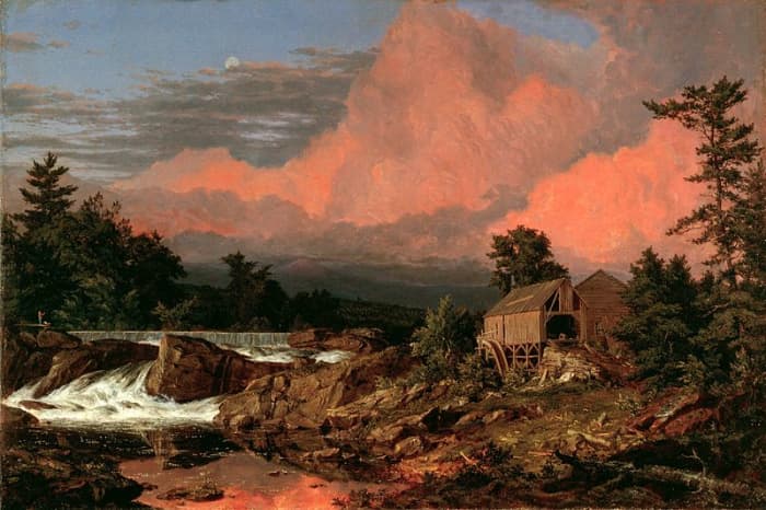 Frederick Church painted this vision of 'puny humans' in the face of Nature in 1848. Image courtesy Wikimedia Commons.