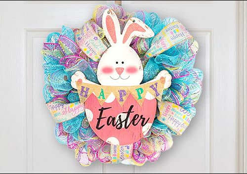 Eggciting Easter Wreath