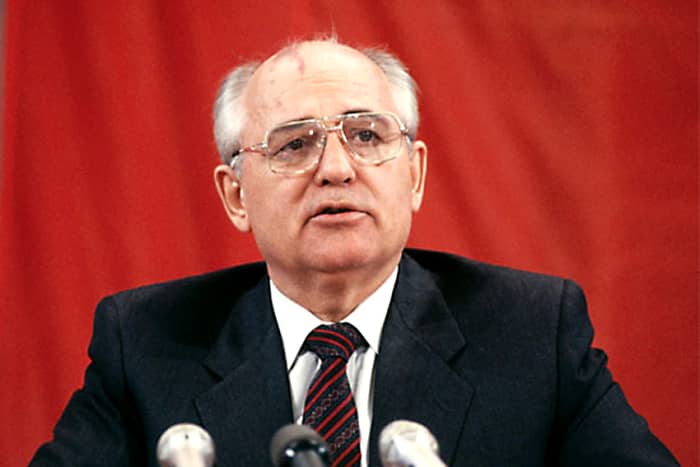 1991. Mikhail Gorbachev. For all the power of the Soviet Union, the moment an enlightened leader relaxed a few rigid controls, the whole communist Eastern bloc collapsed like a pack of cards, including the Soviet Union itself