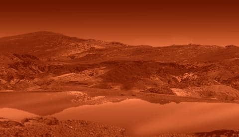The only way to see the surface of Titan, was to launch a probe through the atmosphere to land on the moon's surface. Cassini did just that with the launch of the Huygens probe
