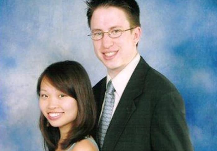 Annie Le and her fiancé Jonathan Widawsky were in love and due to get married when she was found murdered on the Yale University campus. Source: Facebook.