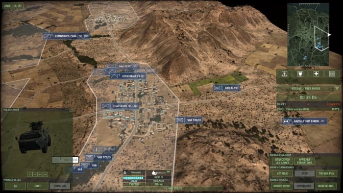 An example of a strong defensive line up, with ATGMs, AA, fire support reconnaissance tanks, recon infantry, some units to the side to stop infiltrators, and enough infantry in the city to hold up an enemy attack.