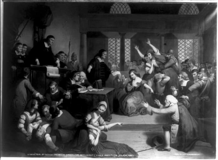 George Jacobs was a man accused of witchcraft in Salem, Massachusetts in 1692. He was convicted and hanged on August 19, 1692.
