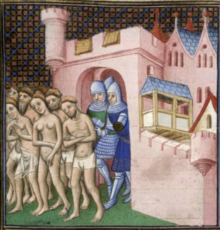 Cathars are forcibly expelled from Carcassonne, France.