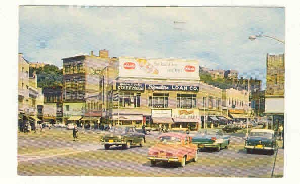 Getty Square -- The Hub of Yonkers, N.Y., where Federal Judge Leonard B. Sand held the Yonkers City Council in contempt of court in 1988 in a housing desegregation case and imposed fines that could bankrupt the city.