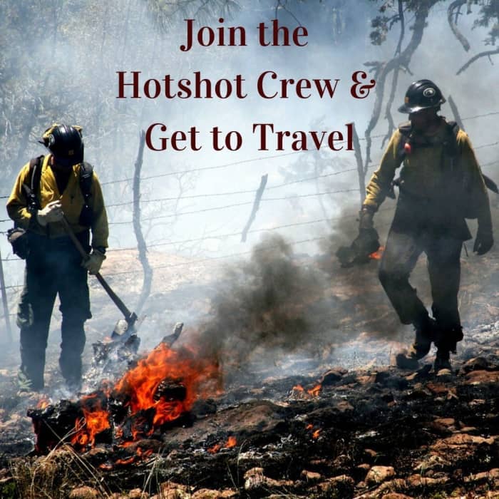 Hotshot crew members from the U.S. Forest Service, South-western Region, Kaibab National Forest.