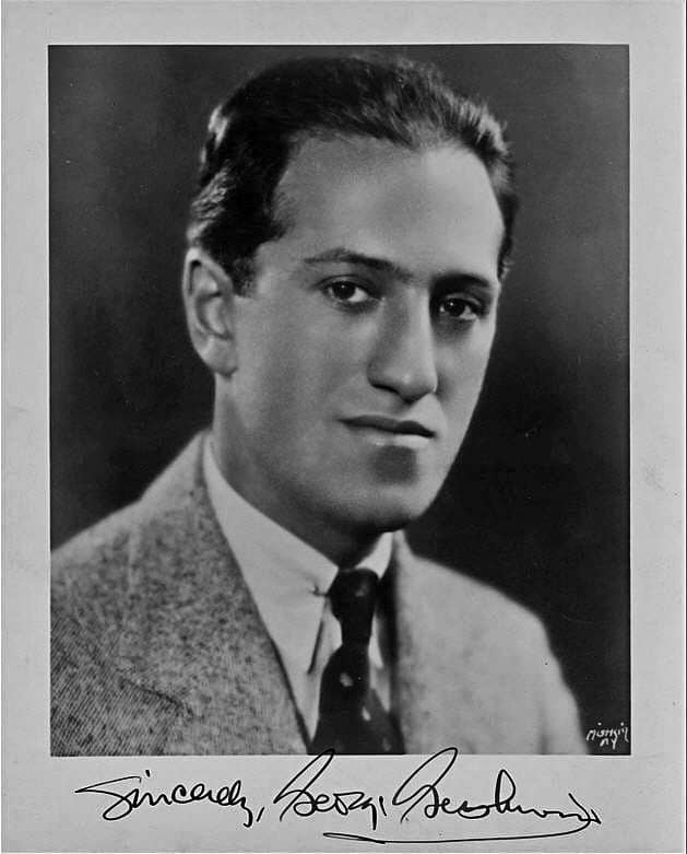 Signed photograph of Gershwin c1935.