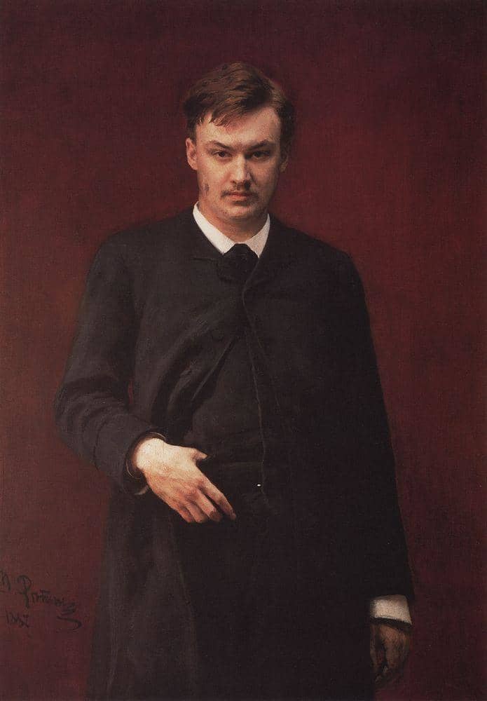 Oil painting of Glazunov held in the State Russian Museum in St Petersburg.