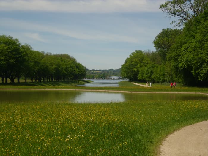 From Herrenchiemsee Park , looking at the Chiemsee where King Ludwig II used to come by boat from Prien pier during his life time.