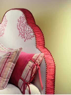 this is cord as trim but nail head trim can have a huge impact, too. Make sure to use a nail head spacer for professional results.