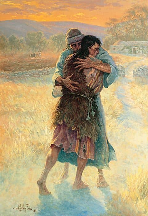 And he arose and came to his father. But when he was still a great way off, his father saw him and had compassion, and ran and fell on his neck and kissed him. – Luke 15:20