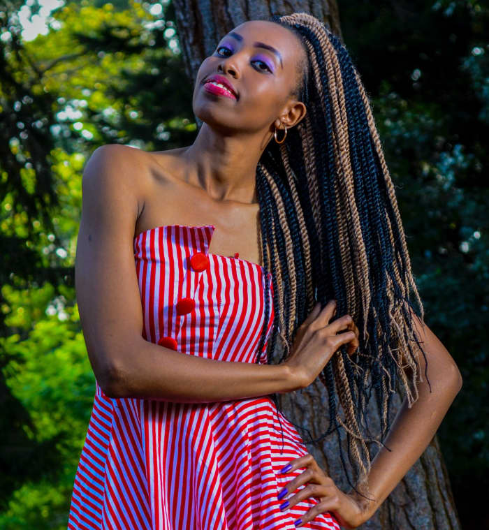 Make an effort to look good. But don't require your man to finance it.